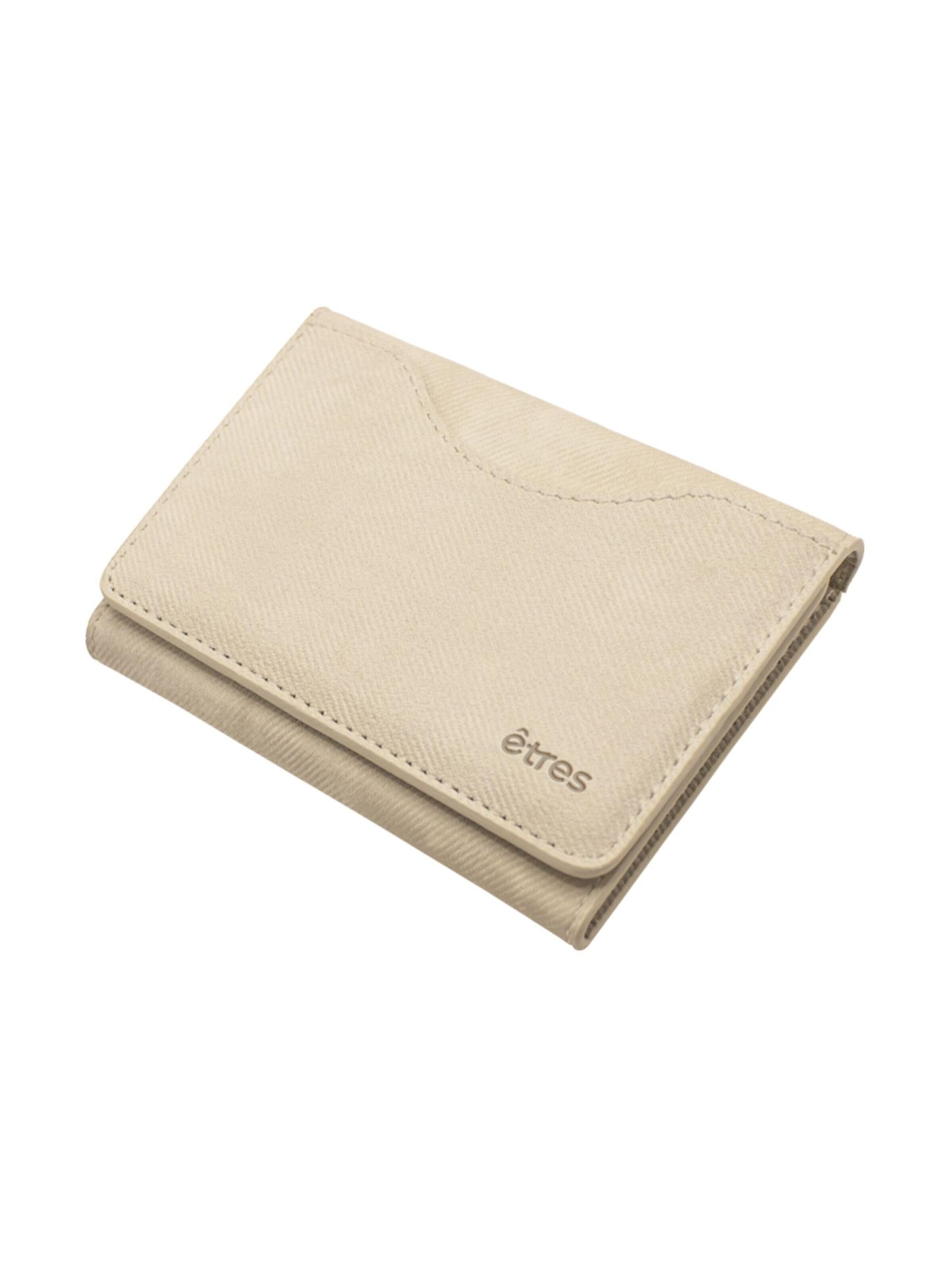 Techmade Wallet 'Etres Smart Wallet - Klassisch • Jeans-Stil' in White: front