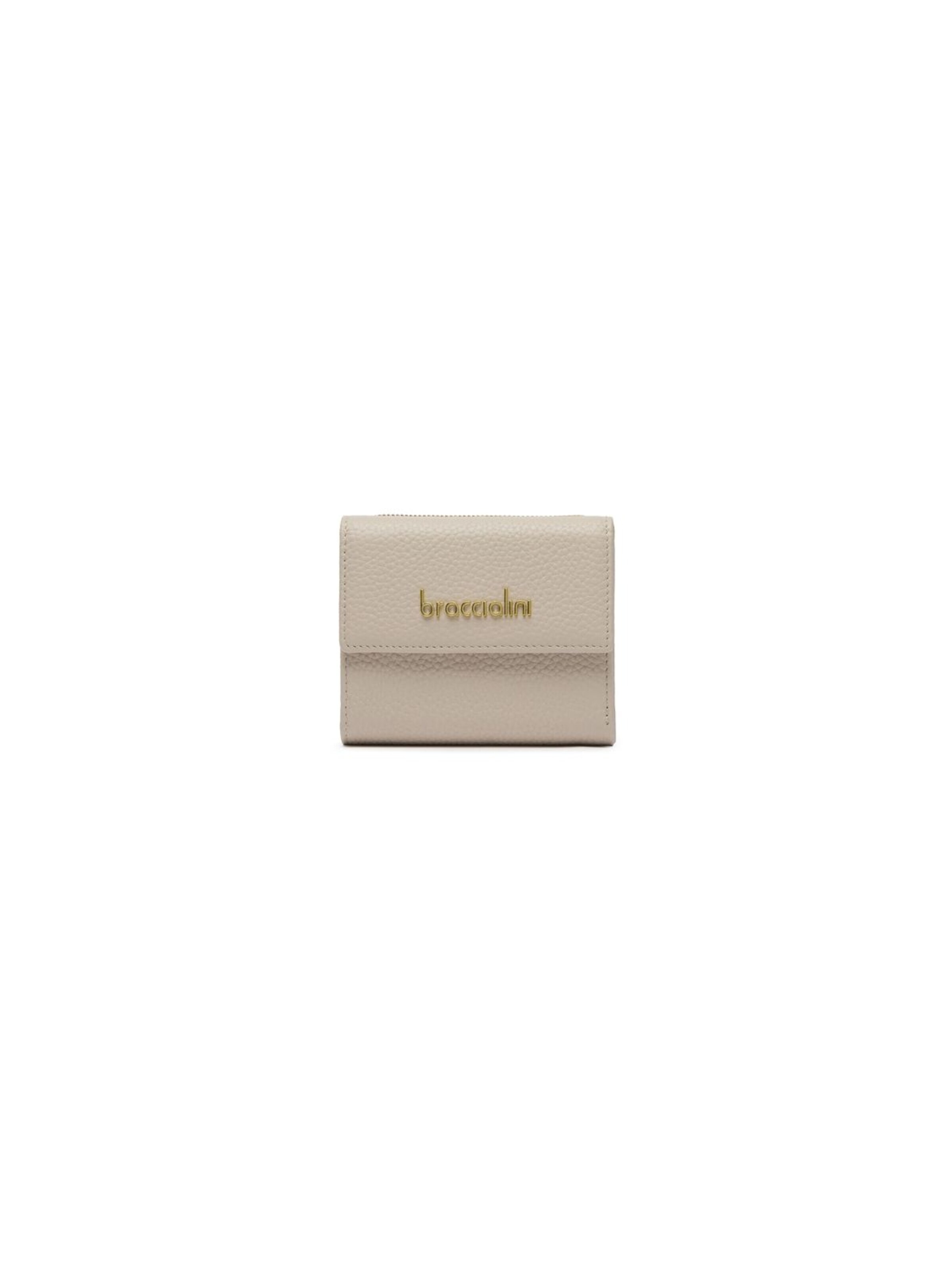 Braccialini - Cartera 'Basic' en gris: frente