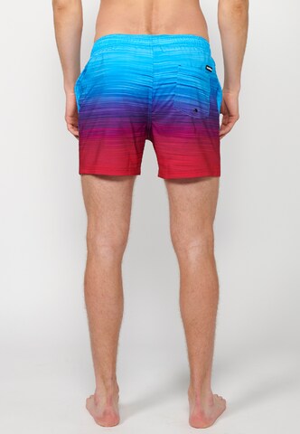 Shorts de bain KOROSHI en mélange de couleurs