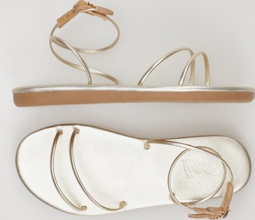 Ancient Greek Sandals Sandals & High-Heeled Sandals in 38 in Gold: front