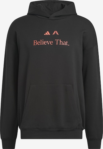 Felpa 'Anthony Edwards Believe That' di ADIDAS ORIGINALS in nero: frontale