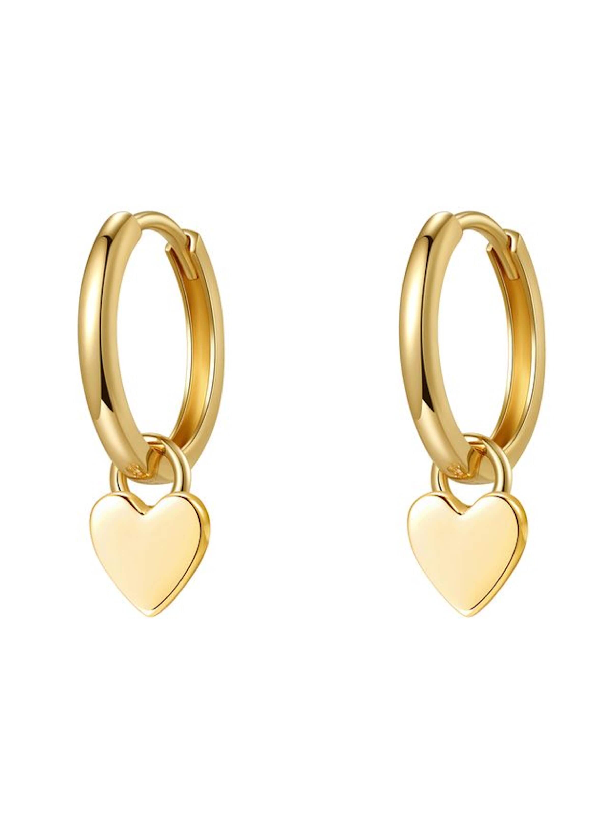 Dear Me Earrings 'Compassion' in Gold: front