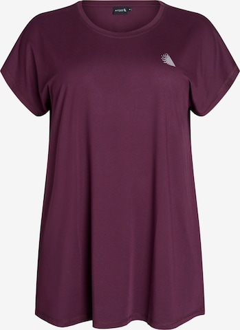 Active by ZizziTehnička sportska majica 'ABASIC' - crvena boja: prednji dio