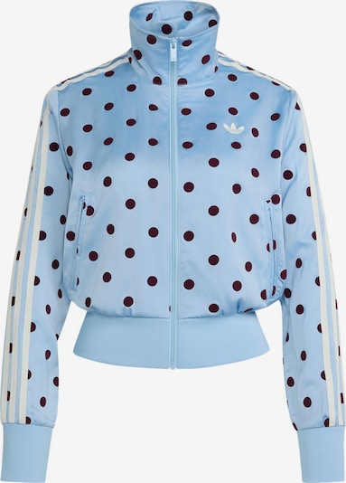 ADIDAS ORIGINALS Veste de survêtement en XXS en bleu pastel / rouge carmin / blanc, Vue avec produit