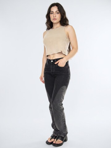 LEVI'S ® Luźne Jeansy '501 Original Chaps Off To The Ranch' w kolorze czarny