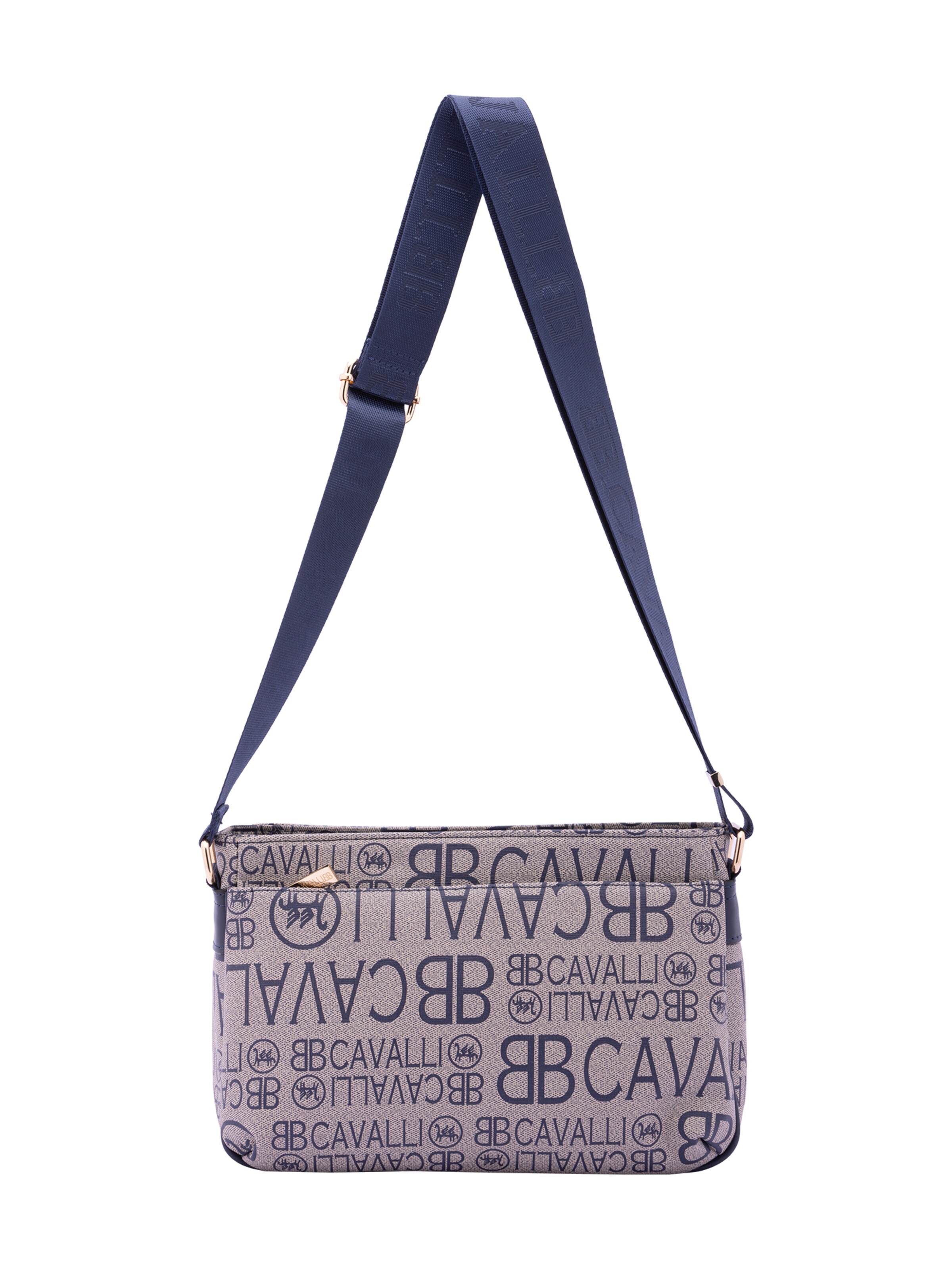 Borsa a tracolla di B. Cavalli in blu