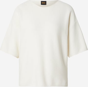 balta BOSS Megztinis 'C_Fouetta': priekis