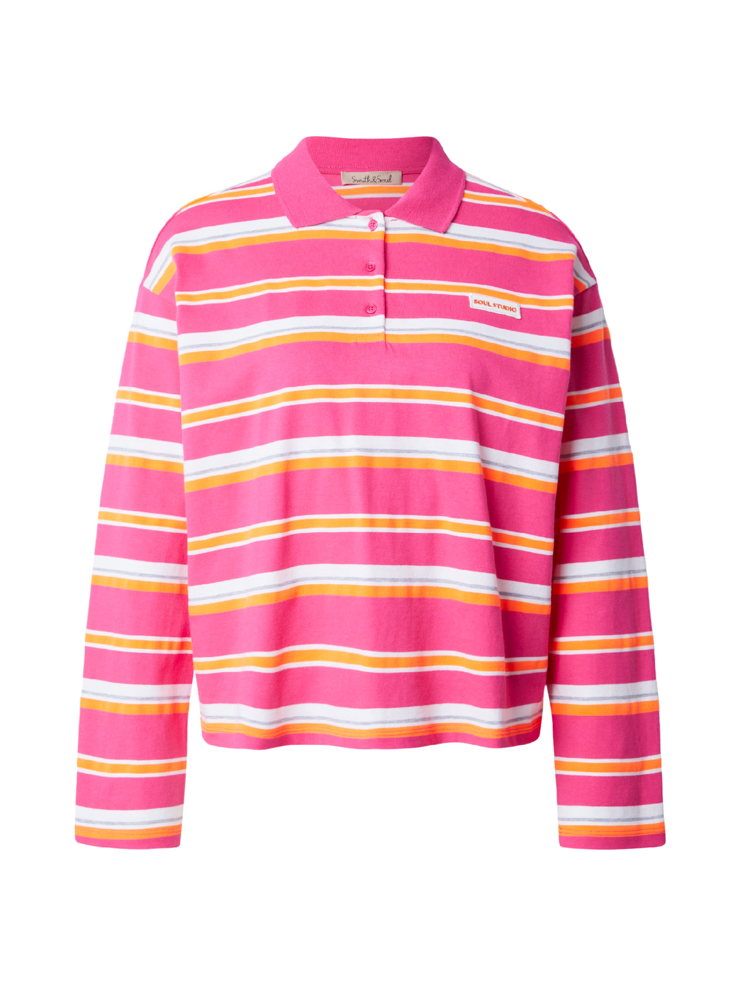 T-shirt Smith&Soul en rose : devant