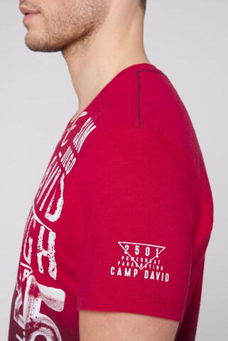 CAMP DAVID Shirt in Red