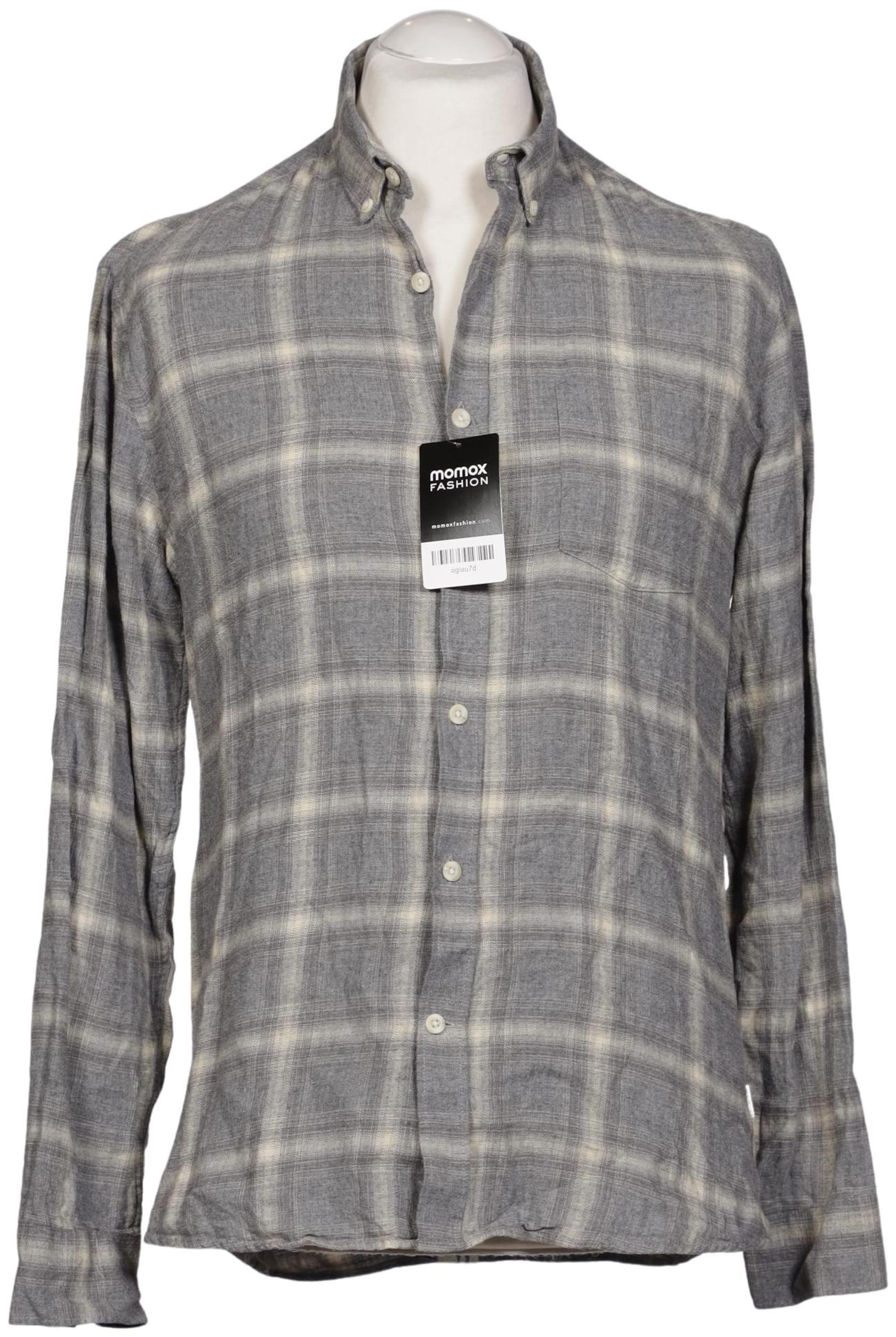 Lindbergh Button Up Shirt in L in Grey: front
