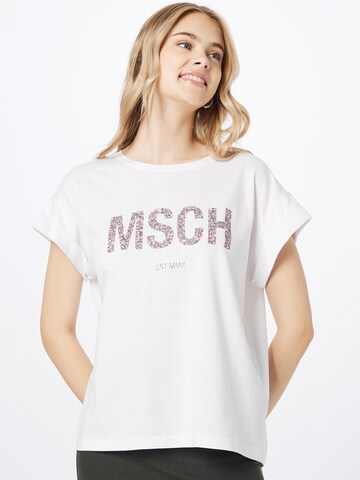 T-shirt 'Alva' MSCH COPENHAGEN en blanc : devant