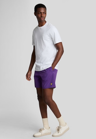 Lyle & Scott Loosefit Zwemshorts in Lila