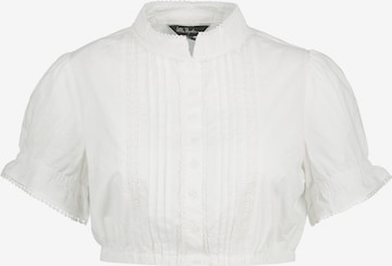 Ulla Popken Traditional Blouse in White: front