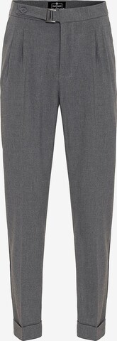Slimfit Pantaloni con pieghe di Dandalo in grigio: frontale