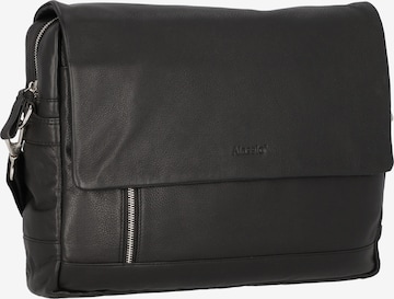 Borsa messenger 'Oro' di Alassio in nero