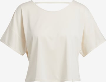 ADIDAS SPORTSWEAR - Camiseta funcional en blanco: frente