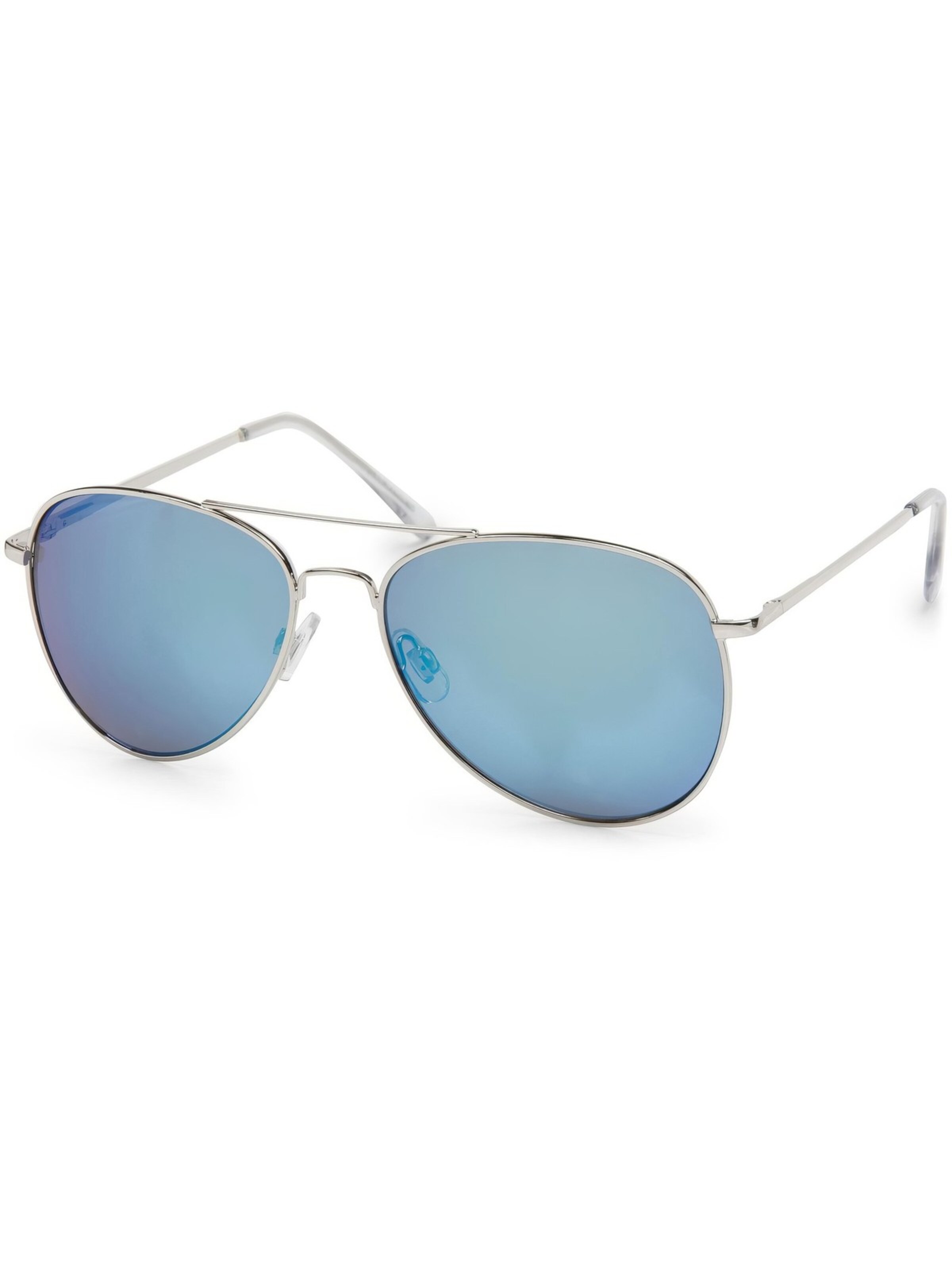 styleBREAKER Sonnenbrille 'Piloten Sonnenbrille'‌‌ in Blau: Vorderseite