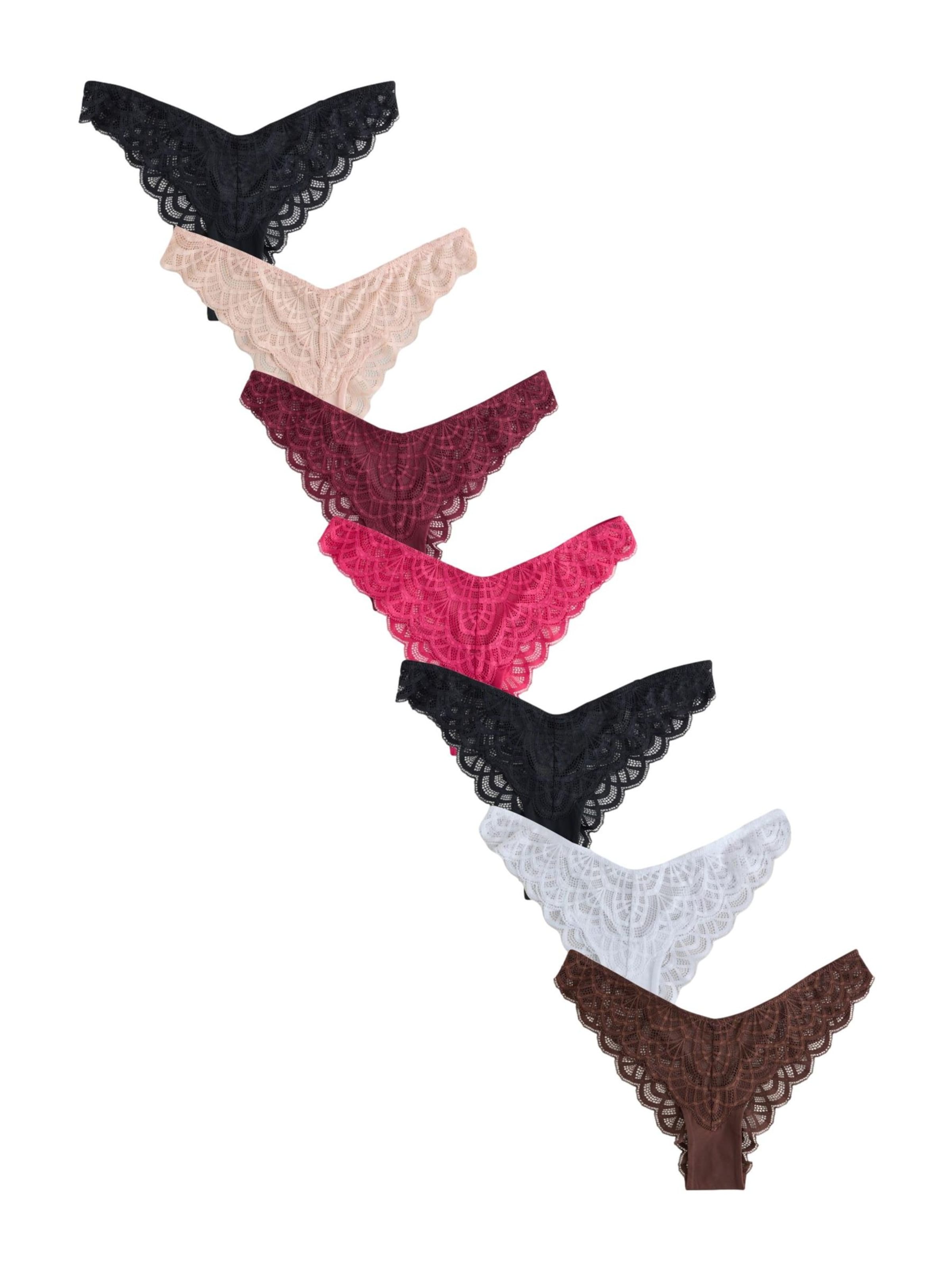 Next - Tanga en beige: frente