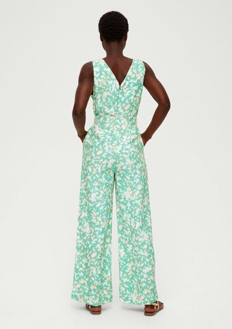 s.Oliver Jumpsuit in Grün: Rückseite