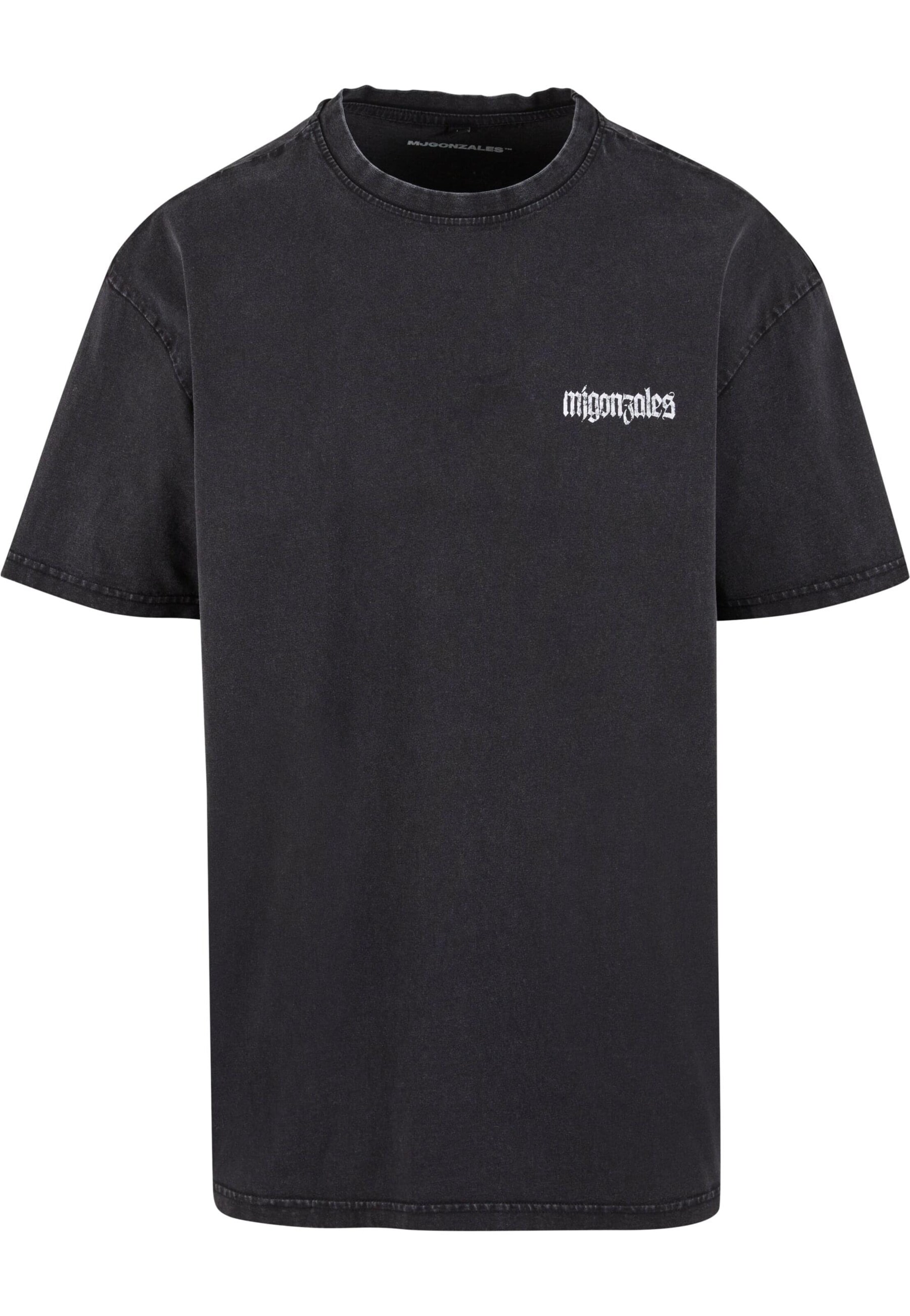 MJ Gonzales Shirt 'Savage Leopard' in Black: front