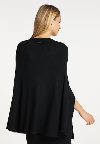 DreiMaster Klassik Cape in Schwarz