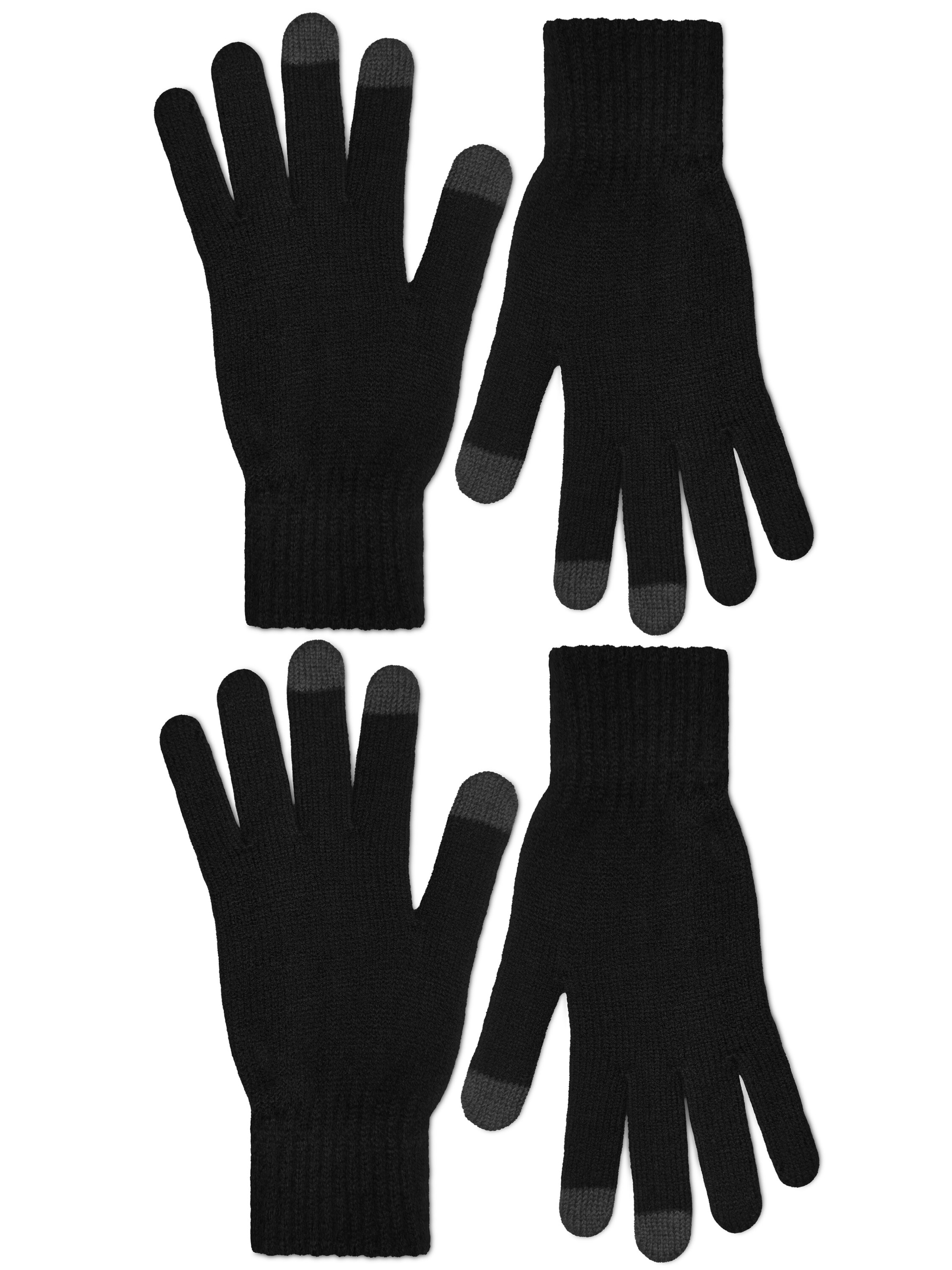 Gants normani en noir : devant