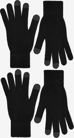 normani Fingerhandschuhe in Schwarz: Vorderseite