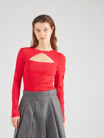 Pull-over 'LAUREL' GUESS en rouge : devant