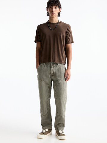 Loosefit Pantaloni cargo di Pull&Bear in verde