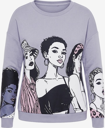 MIAMODA Sweatshirt in Grey: front