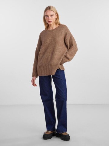 PIECES Pullover 'Nancy' i brun