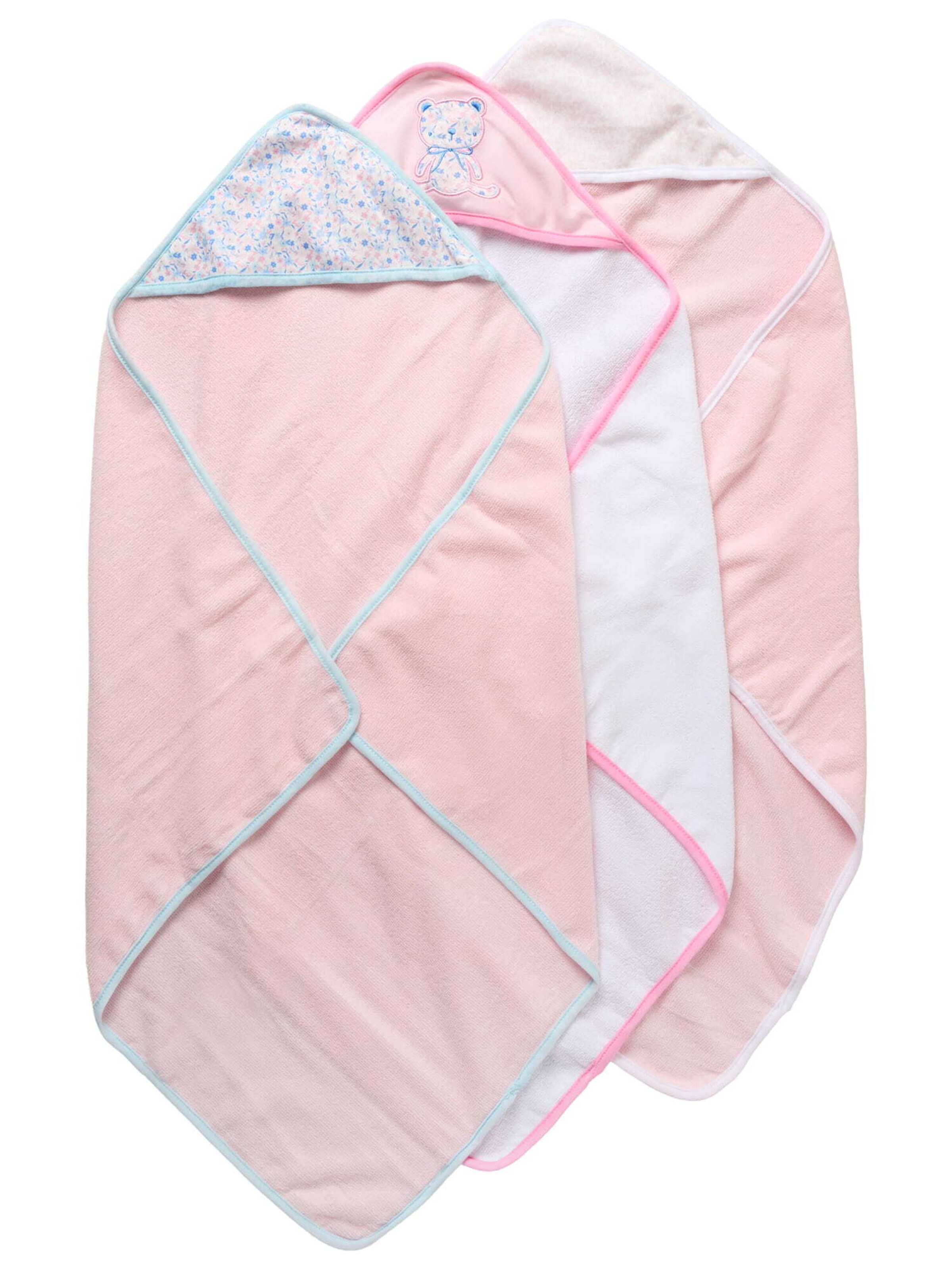 Snuggle Tots Towel 'Bär' in White