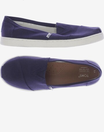 TOMS Sneakers & Trainers in 37 in Blue: front