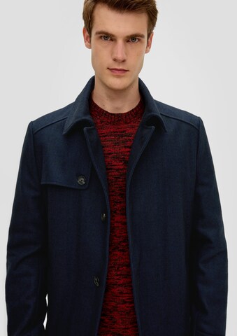 s.Oliver Between-Seasons Coat in Blue