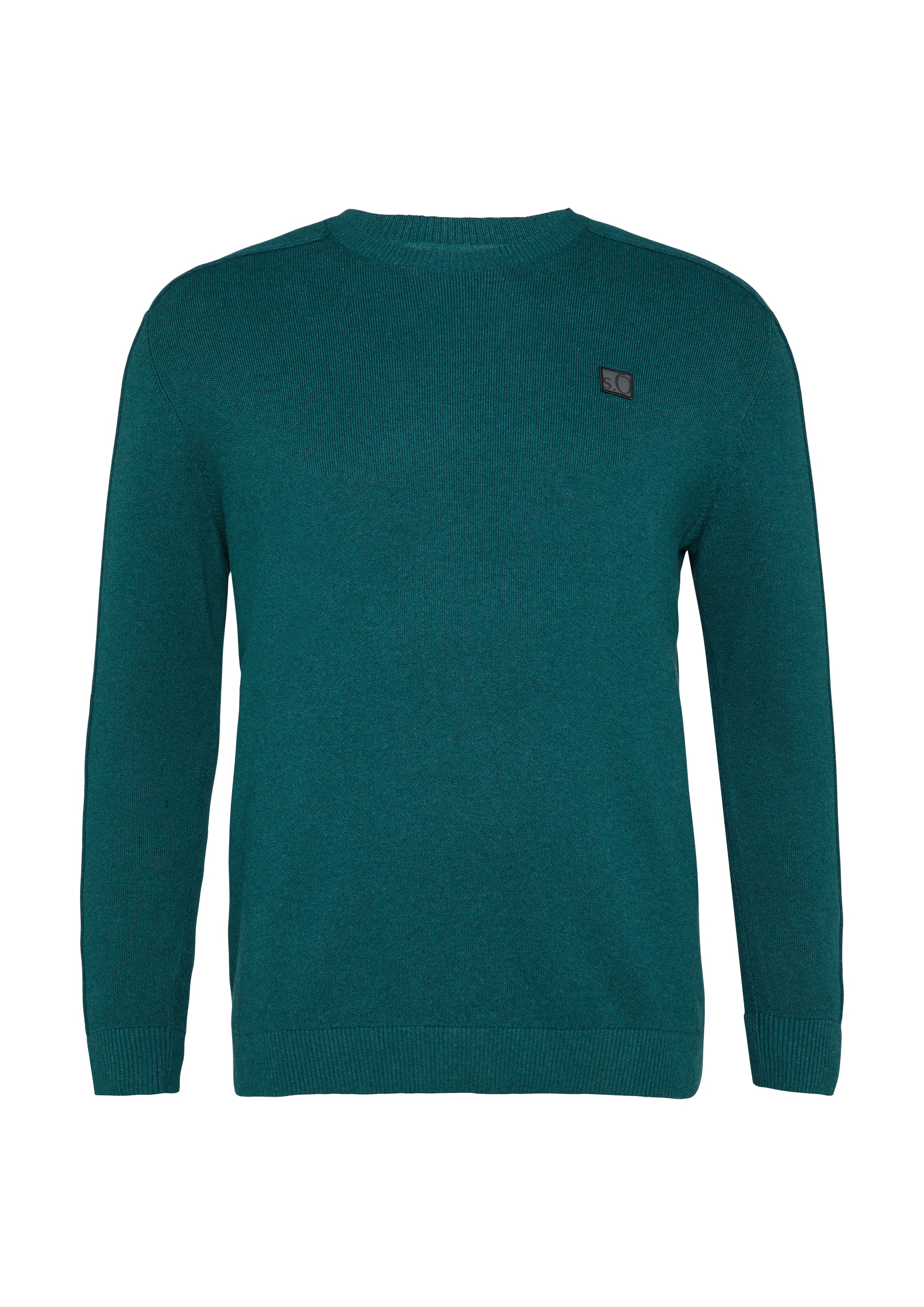 s.Oliver Men Big Sizes Pullover in Grün: Vorderseite
