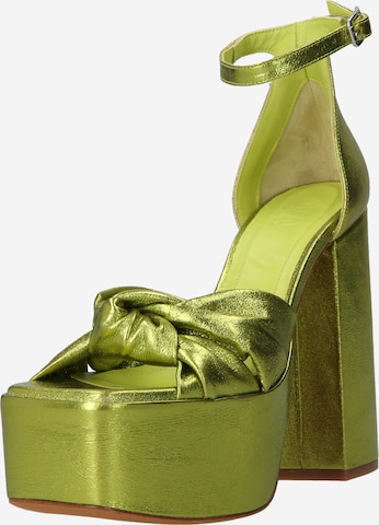 Toral - Sandalias 'AMAIA' en verde: frente