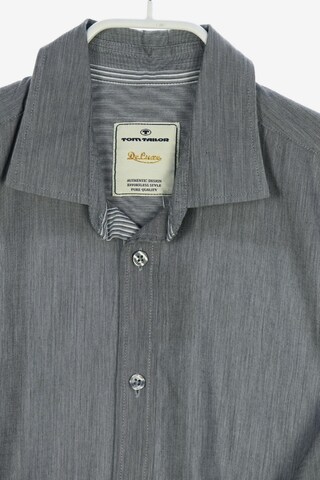 TOM TAILOR Button Up Shirt in S in Grey
