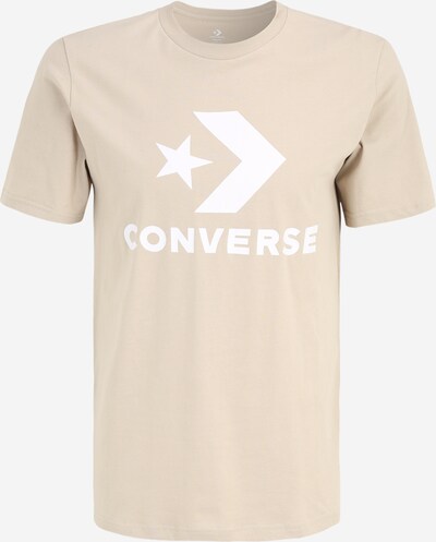 CONVERSE T-Shirt en sable / blanc, Vue avec produit