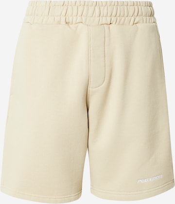 Regular Pantaloni de la Pegador pe bej: față