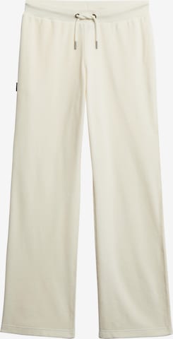 Superdry Broek in Wit: voorkant