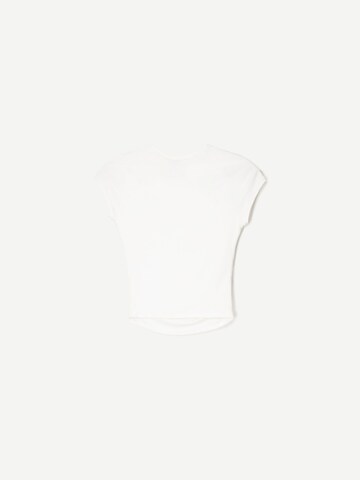 Bershka Тениска в бяло