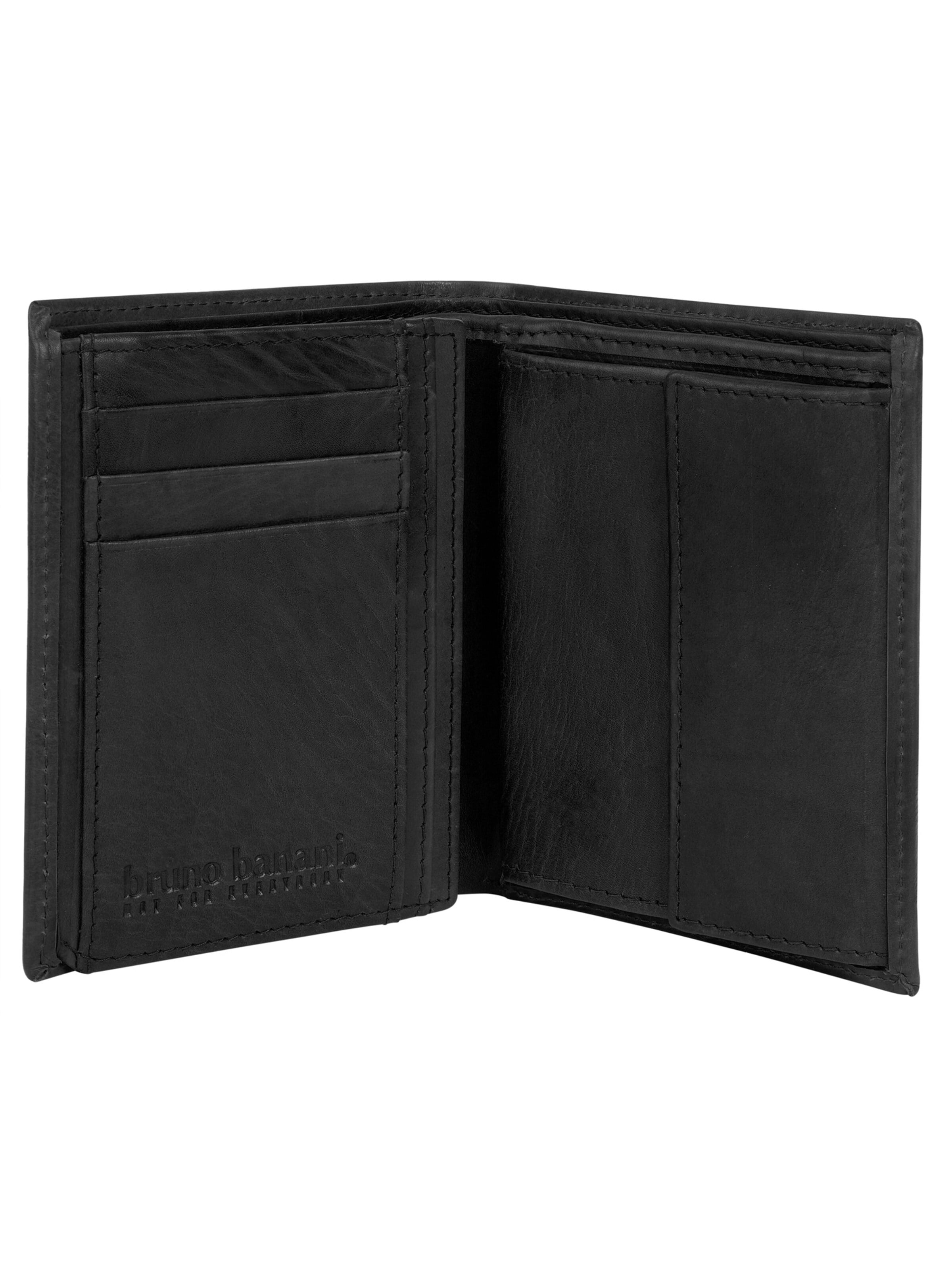 Bruno Banani Portemonnaie 'Bruno Banani Geldbörse'‌‌‌‌‌ in Schwarz