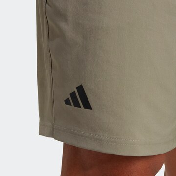 ADIDAS PERFORMANCE Regular Workout Pants in Grey