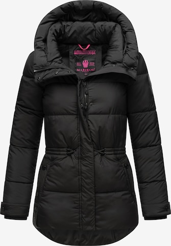 MARIKOO Weatherproof jacket 'Akumaa' in Black: front