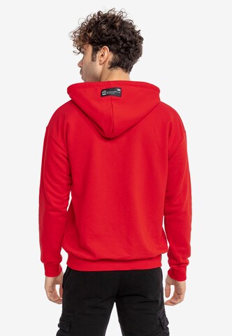 Redbridge Sweatshirt 'Centennial' in Rood