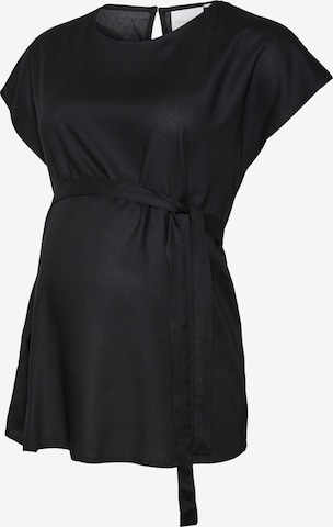 MAMALICIOUS - Blusa 'MISTY' en negro: frente