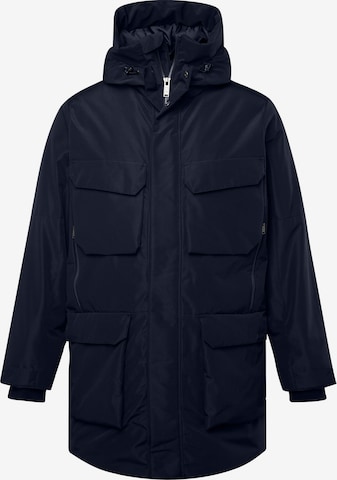 JP1880 Winterparka in Blauw: voorkant