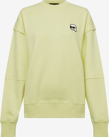 Karl Lagerfeld - Sudadera 'Ikonik' en amarillo: frente