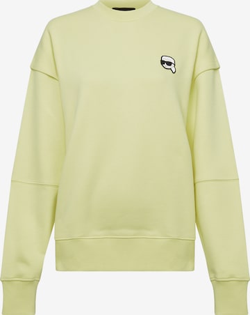 Karl Lagerfeld Sweatshirt 'Ikonik' i gul: forside