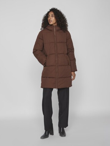 VILA Winter Coat in Brown